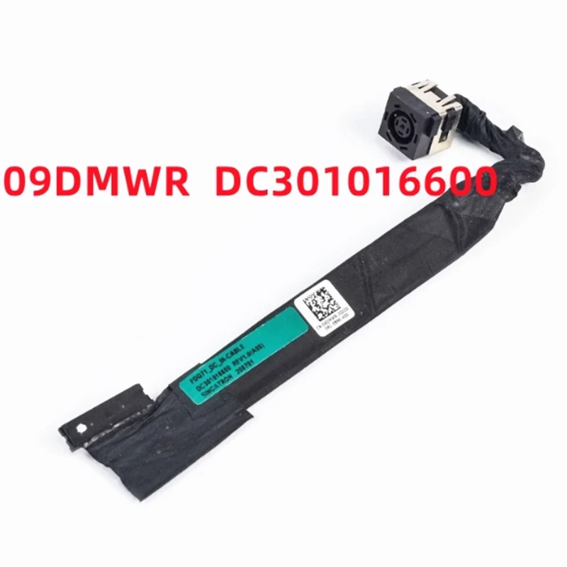 New Laptop DC Power Jack Cable For Dell Alienware P45E M17 R3 R4 09DMWR