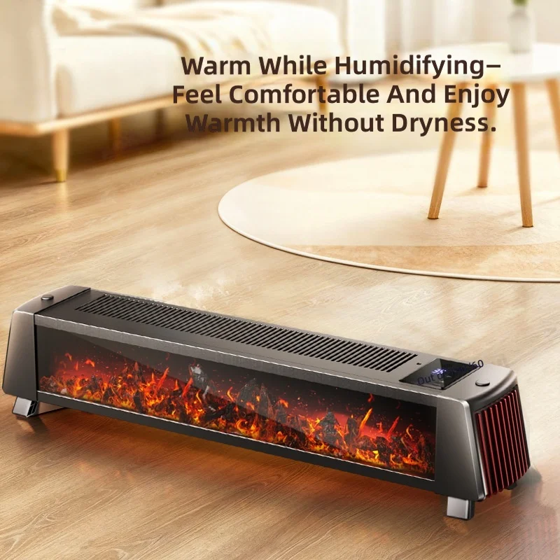 The new skirting board heater is home energy-saving and power-saving, and the large-area quick-heating graphene heater