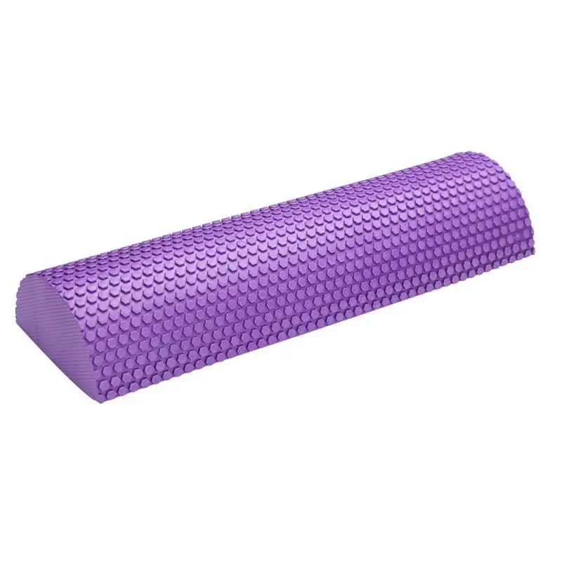 Half Round Eva Foam Roller For Yoga Pilates Fitness Equipment Balance Pad Yoga Blocks With Massage Floating Point 30-45Cm