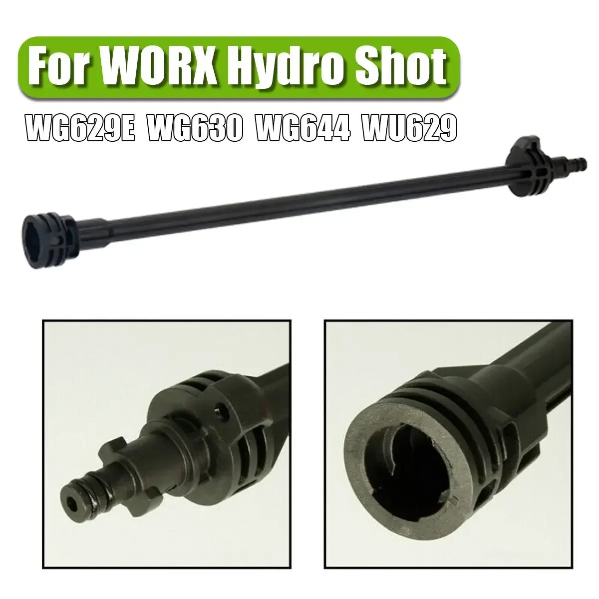 WORX Hydroshot WG629E WG630 WG644 WU629 WU633 extension pole adapter for cleaning tools