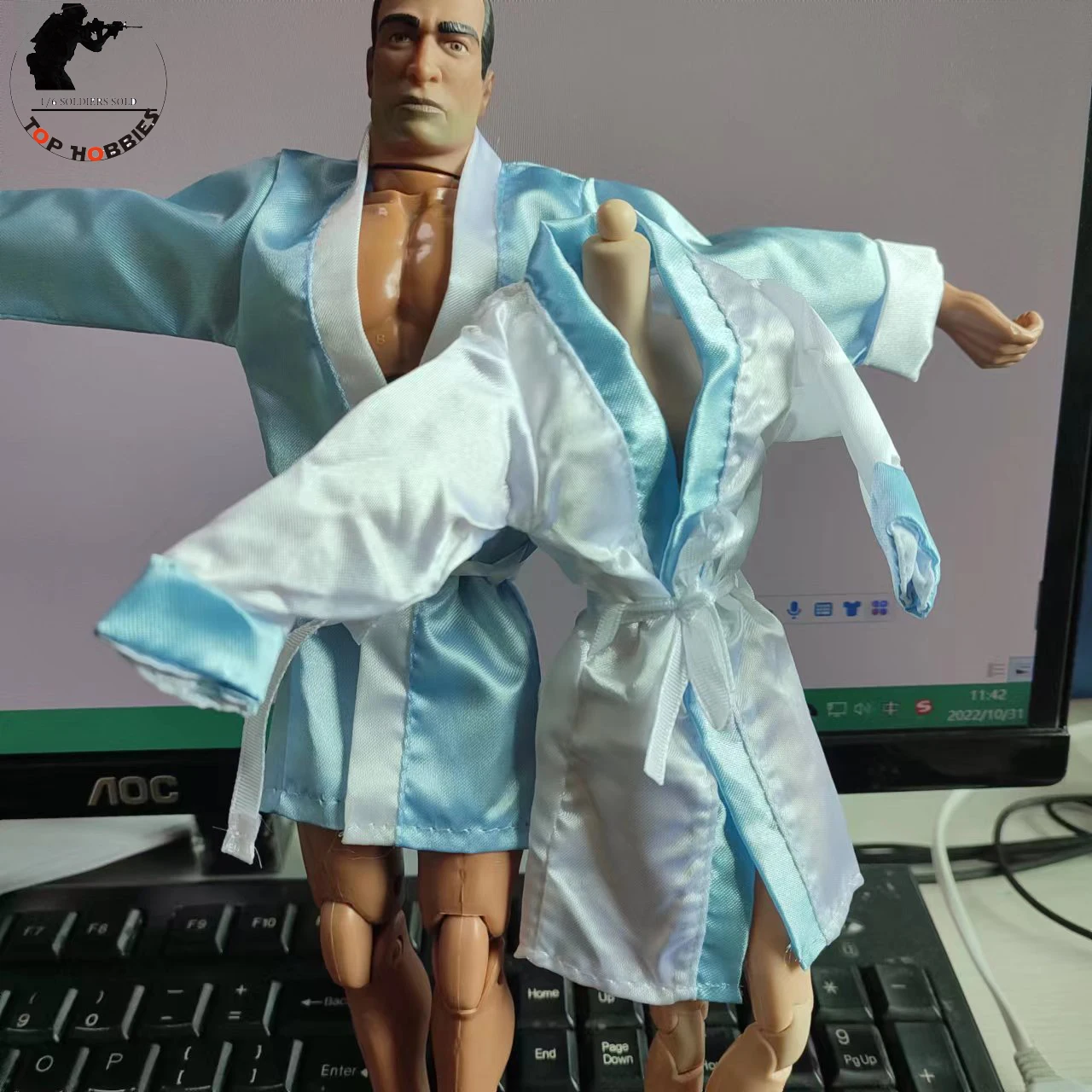 Tbleague 1/6 Female/Male Clothes Ladies Pajamas Robe Nightgown Model For 12Inch Phicen JIAOUL Doll Action Figure Toy Collection