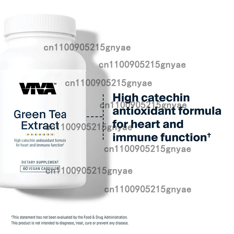 

Экстракт чая и добавка для экстракта зеленых кофейных зерен — естественная поддержка здоровья, 60 капсул