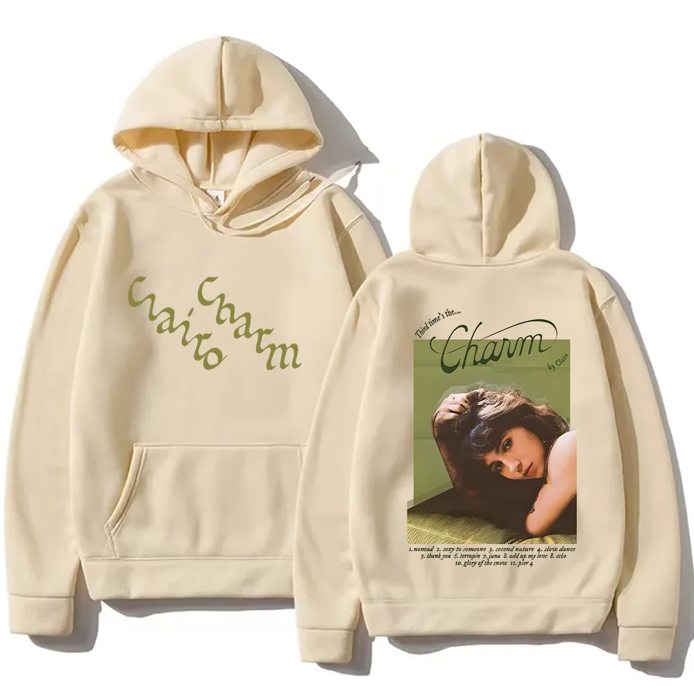 

Clairo Graphic Hoodies Clairo Charm Sweatshirts HipHop Harajuku Aesthetic Clothing Fall Fashion Women Men Long Sleeve Pullovers