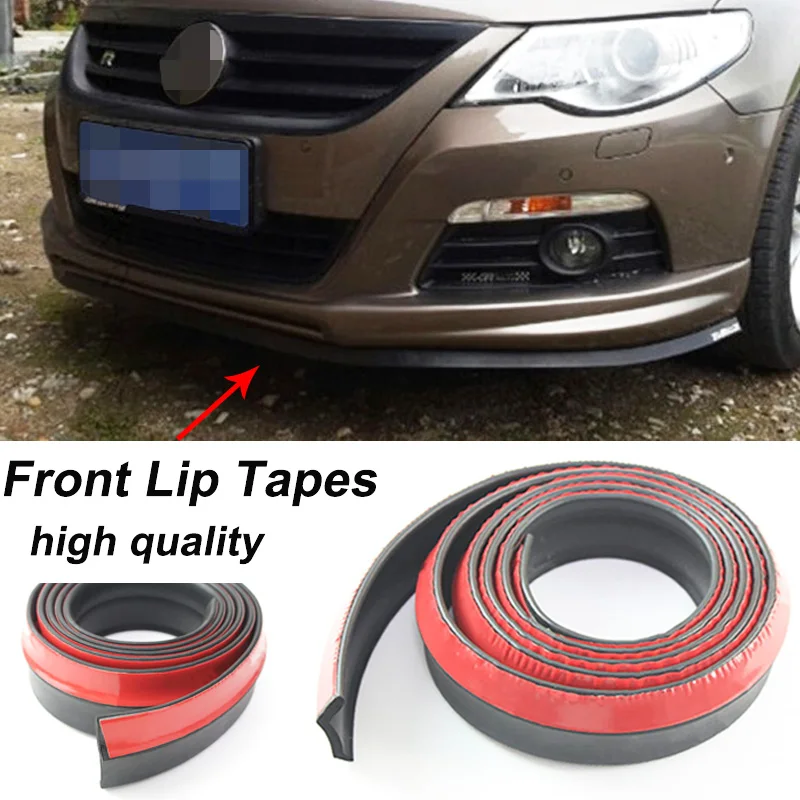 Deflector de labio delantero para parachoques de coche VW Jetta Beetle Bora Golf Lavida Lupo Passat CC Phaeton Polo