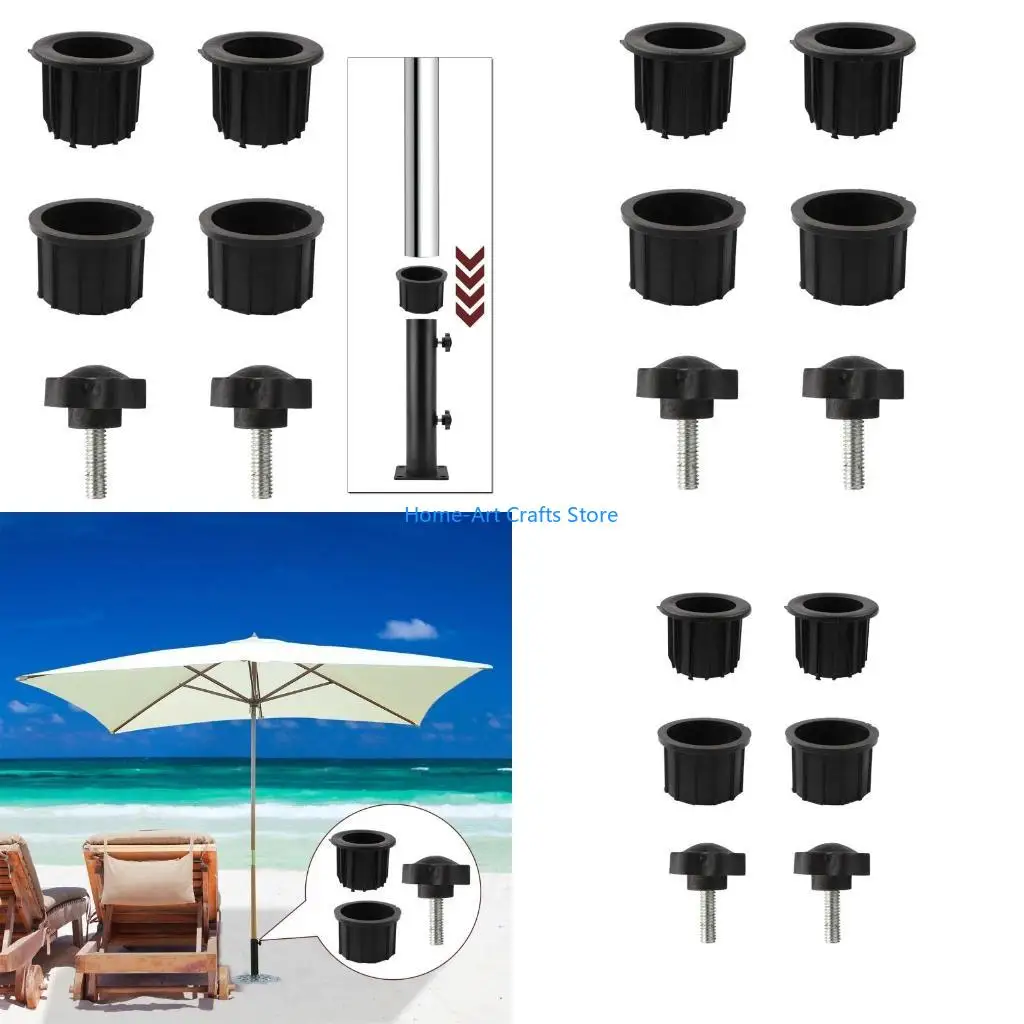 Y3NA Umbrella for Seat Straight Rod Parts 40mm Screws 48 38 Dia Tube Mouth Cover C
