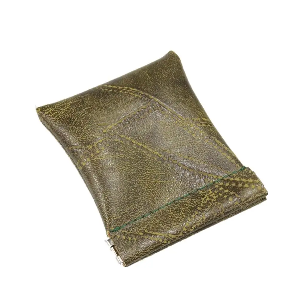Practical Self-closing Mini Wallet Leather Coin Purse Keys Pouch Women