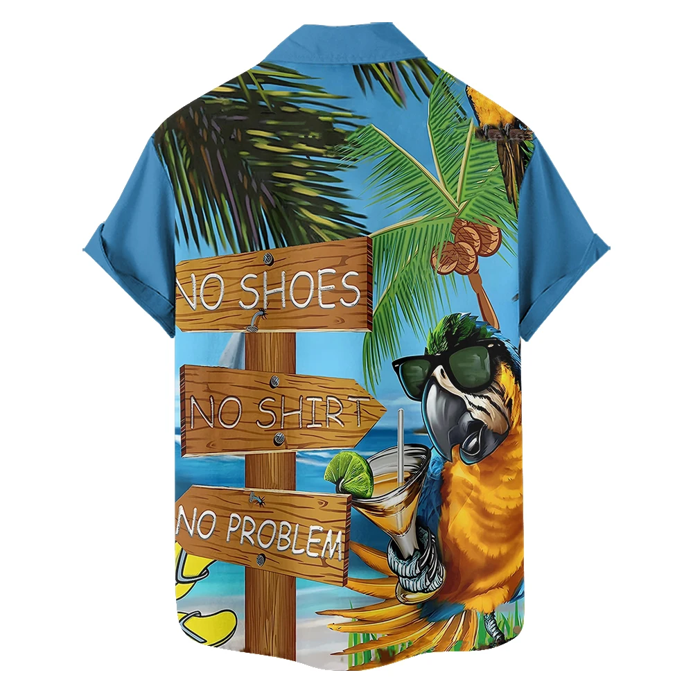 Camisa de manga corta para hombre, camiseta fina con solapa, holgada, talla grande, ideal para vacaciones y playa