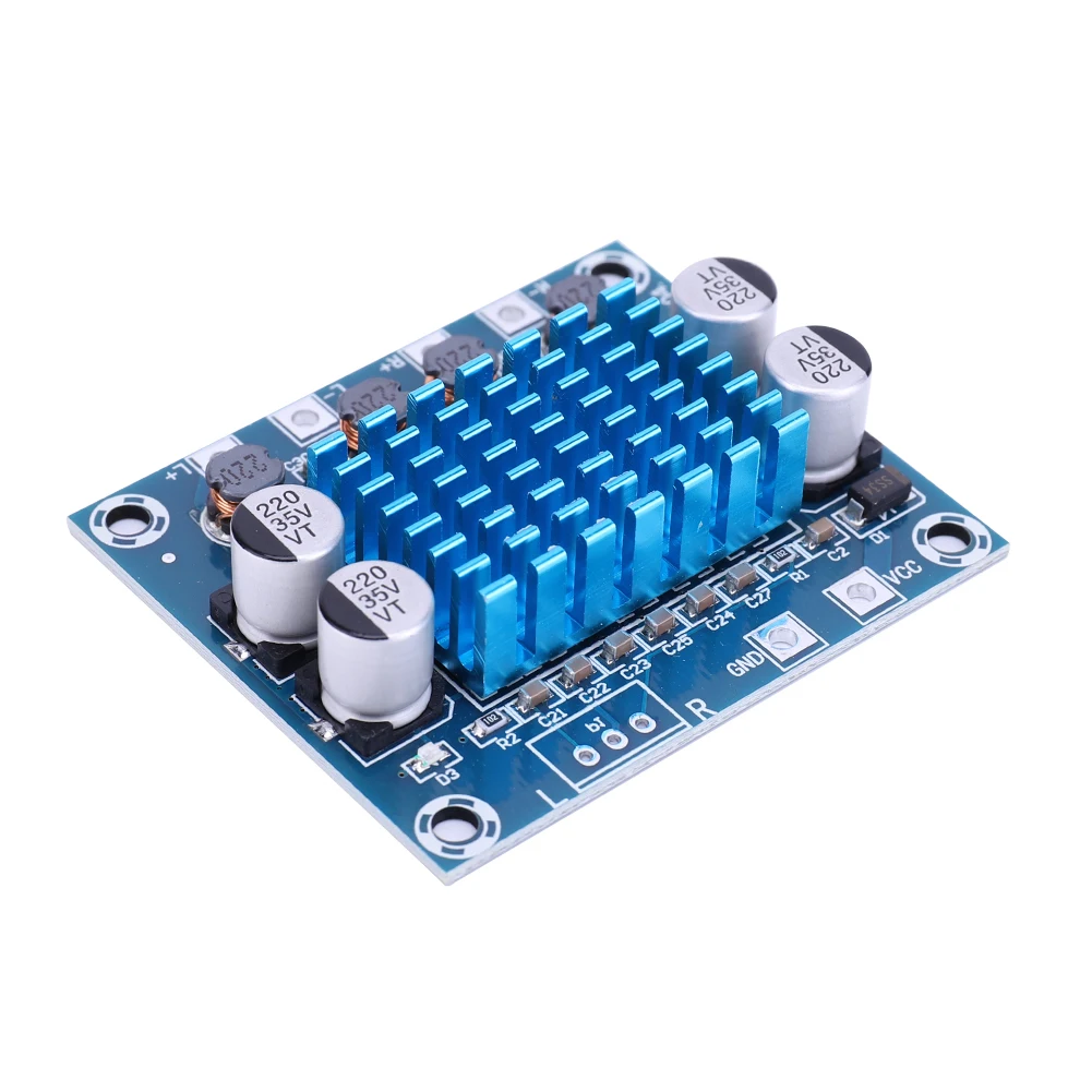 Digital Stereo Amplifier Board Dual Channel Power Audio Amplifier Board Class D DC8-26V 2x30W for DIY Home Theater Audio System