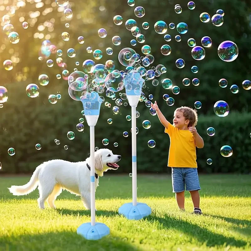 Outdoor straatlantaarn bubble machine automatische bubble camping party bruiloft elektrische bubble speelgoed zonder batterij bubble water