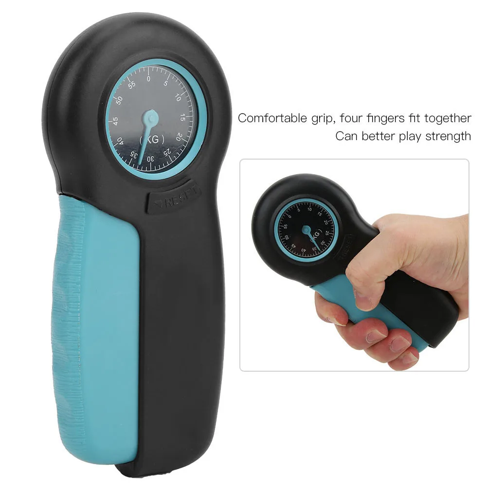ABS Huge Screen Display Mechanical Wrist Strengthener Grip Force Gauge Hand Strength Measurement Meter Strength Hand Grip
