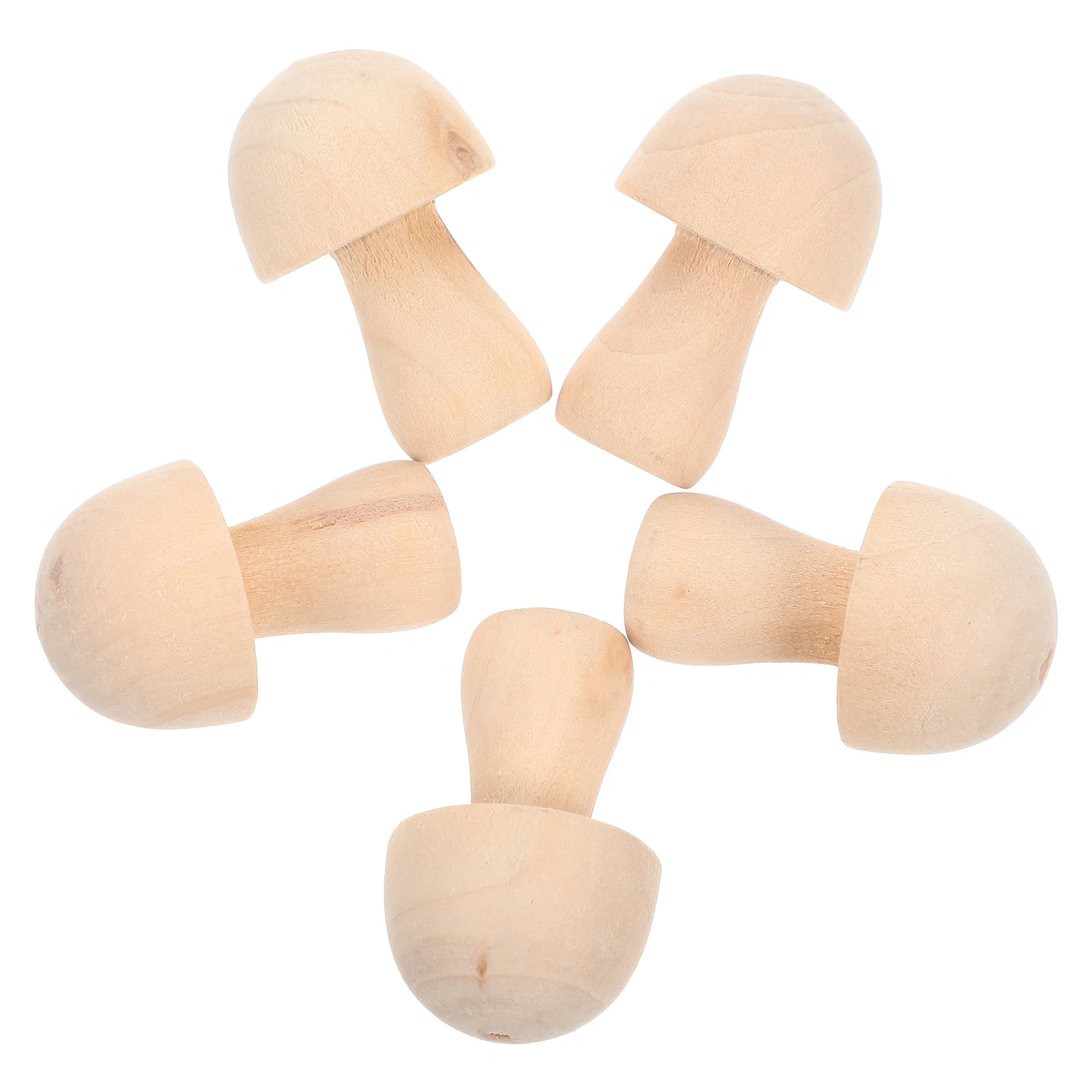 

10Pcs DIY Wooden Mushroom Ornaments Unfinished Graffiti Decor for Painting Craft Home Desktop Mini Adorn Graffiti Mushroom