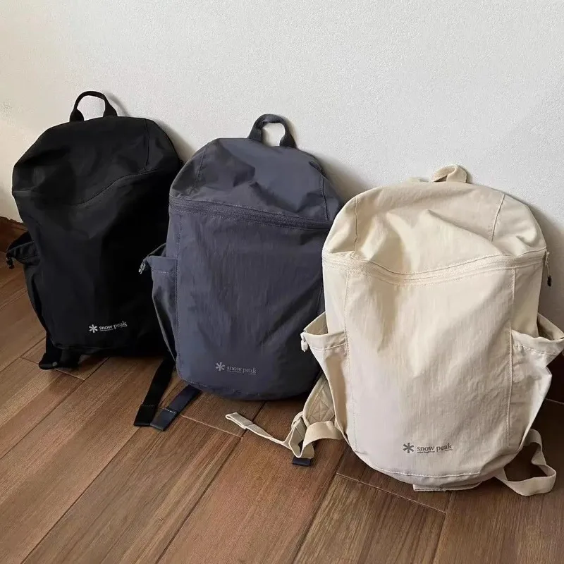Snow Peak Lightweight Outdoor Hiking Waterproof Backpack Mountain Climbing Rucksack Casual Versatile Knapsack for Men Women