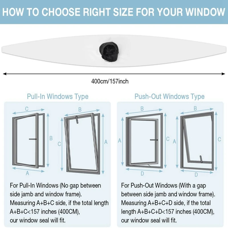 Universal Waterproof Window Seal For Portable Air Conditioner Tilt Tilt Window Adjustable Air Conditioner Spare Parts Parts