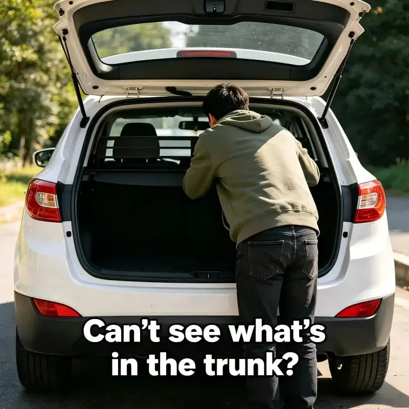 Cargo Cover Trunk Privacy Shade Rear Security Partition Anti-Theft Shield Retractable Organizer for Subaru Outback 2022-2025