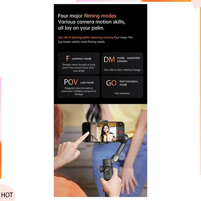 

Новости Стабилизатор Gimbal Держатель для телефона 3-осевой с заполняющей подсветкой Ручной видеозапись с защитой от сотрясений