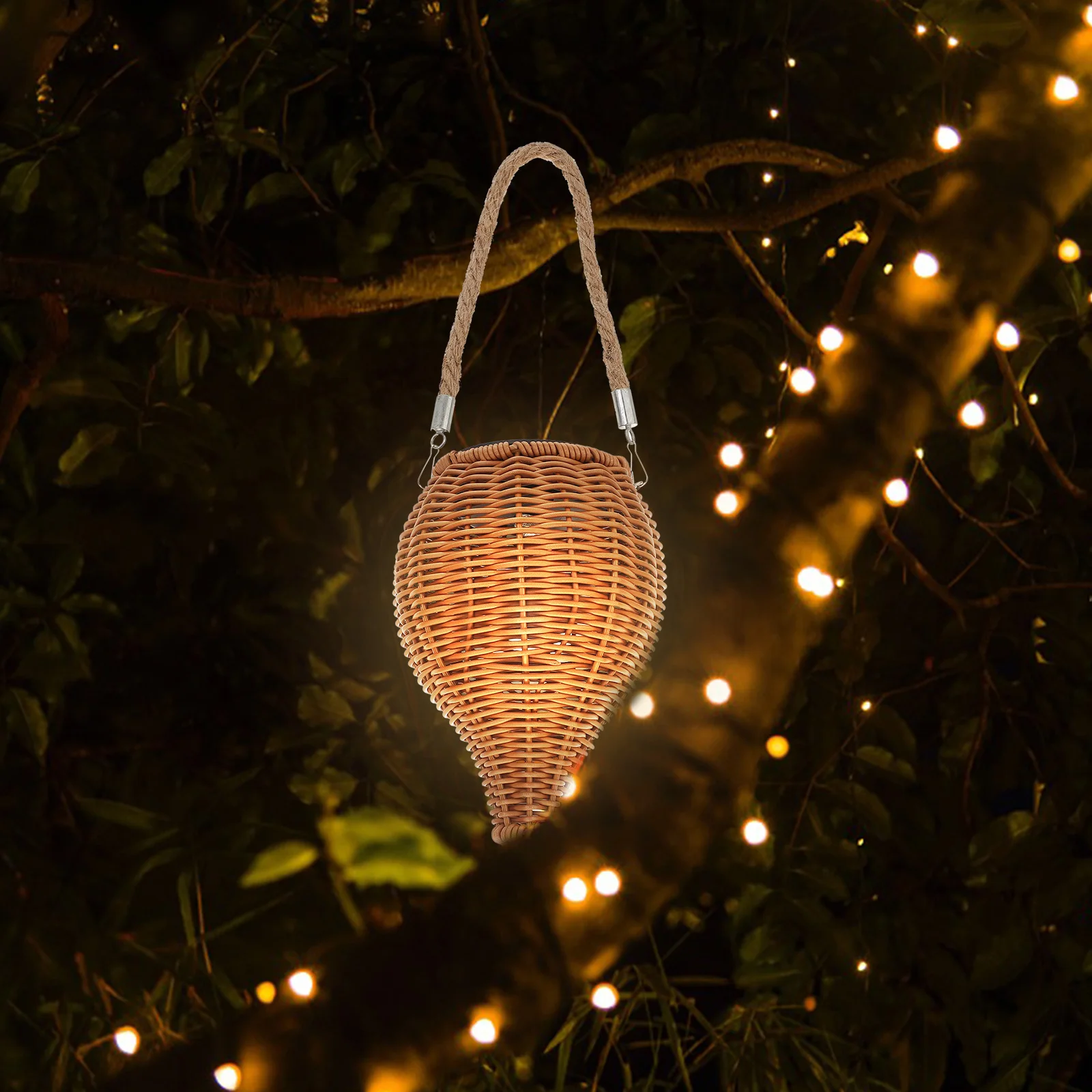 

Solar Projection Lawn Light Weaving Outdoor Garden Lamp For Yard Park Patio Decorative Landscape Solar Powered Light