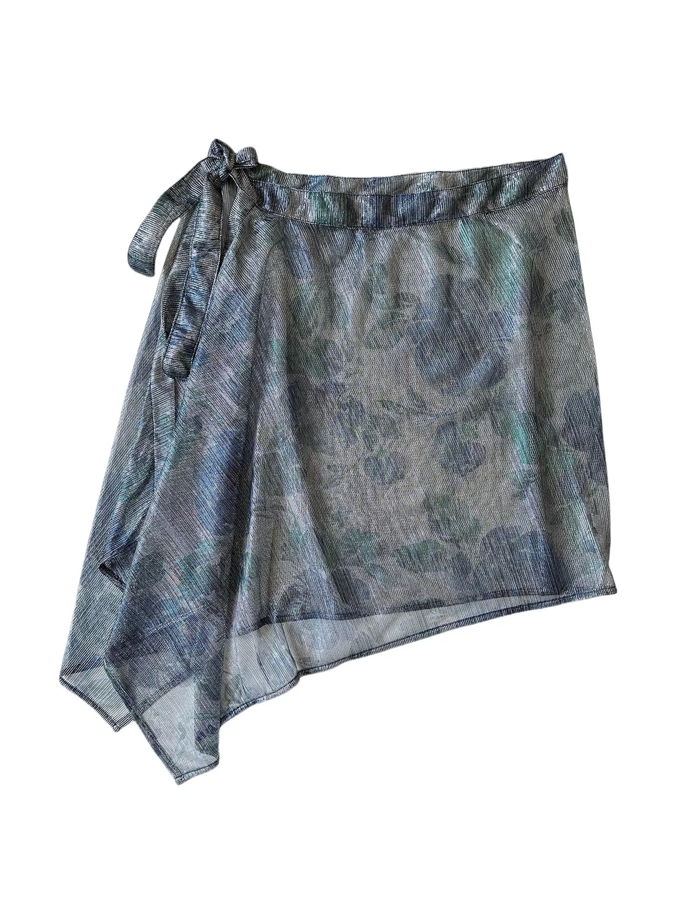 Umi mao primavera verão moda versátil saia capa de uma peça amarrar meia saia praia natação outerwear hip capa saia