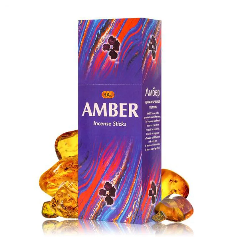 Caja grande de incienso importado de la India, incienso de aromaterapia ámbar, ambientador con fragancia para el hogar, suministro de olores para meditación y Yoga