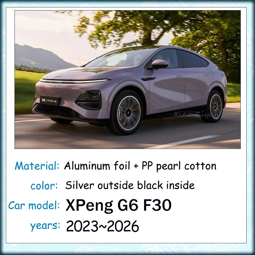 

Солнцезащитный козырек для боковых окон и лобового стекла XPeng G6 F30 2023~2026 (2024, 2025) – Защита салона автомобиля