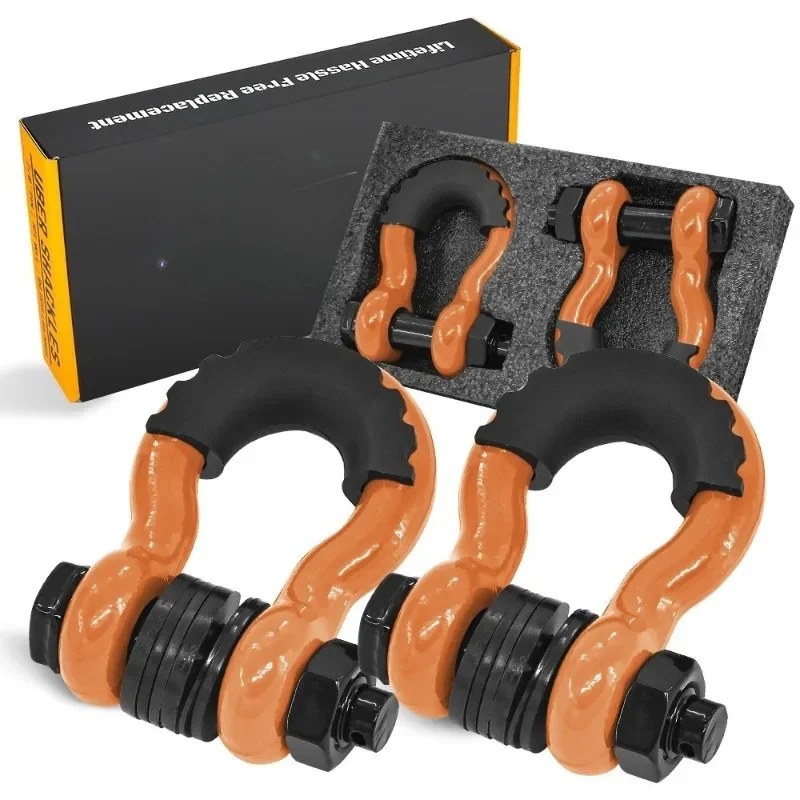 

Shackle car parts D-type American style Shackle forging G2130 bow type with nut