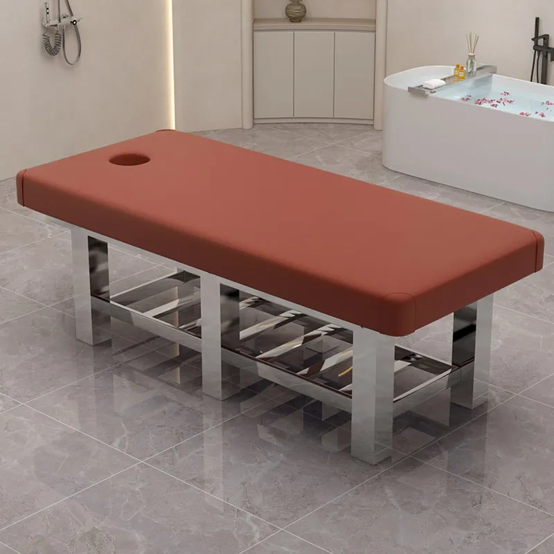 Professional Stainless Steel Massage Table Classic Simple Adult Beauty Salon Massage Bed Modern Classic Camilla Masaje Furniture