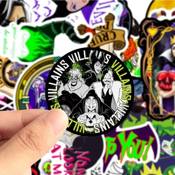 10/30/50 Uds Disney magia villano bruja maléfica reina pegatina Graffiti teléfono portátil equipaje monopatín calcomanías pegatina para niños