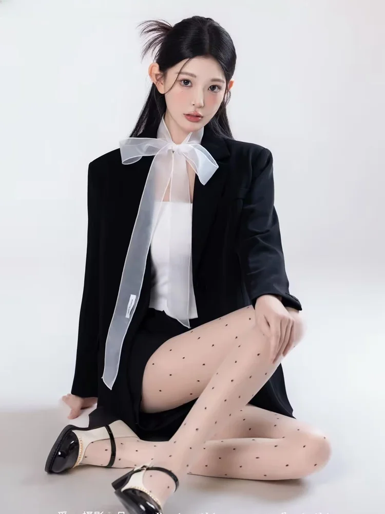 

Korean Style Simple High-End School Uniform Girl's Suit Photography Studio New Model Personal Image Portrait Photography Clot...