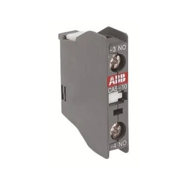 New CA5-10 1SBN010010R1010 Auxiliary Contact Block, 1NO, Front Mount, for Contactor Control Applications