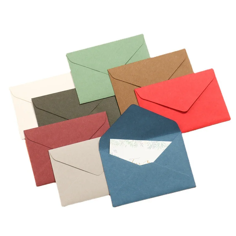 50pcs/lot 16x11cm Envelope High-grade Western Style Postcards Multi-color Envelopes for Wedding Invitations Business Stationery