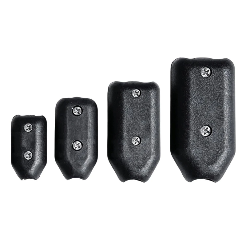 4er-Pack starke Kunststoff-Seilbefestigungen, Seilverbinderklemmen, leicht zu tragen für Nylonseile oder geflochtene Seile B03E – Detail 1