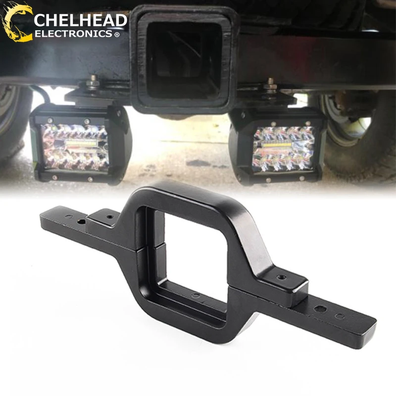 1PC Auto Tow Hitch Mounting Bracket For Offroad SUV Truck Trailer Auto Mount Holder Kit for Led Brake Backup Reverse Light