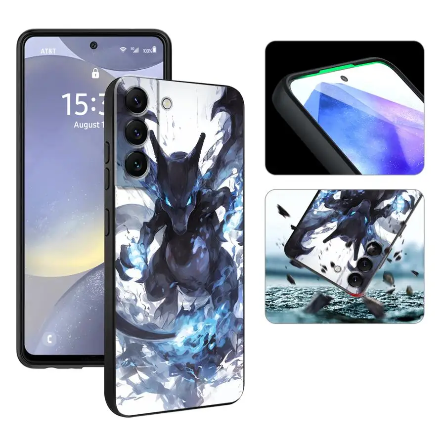 حافظة لهاتف سامسونج جالاكسي A54 A52 A14 A53 A23 A71 A34 A51 A33 A21s A32 A15 A22 A55 A24 غطاء هاتف أنيمي بوكيمون G-Gengar