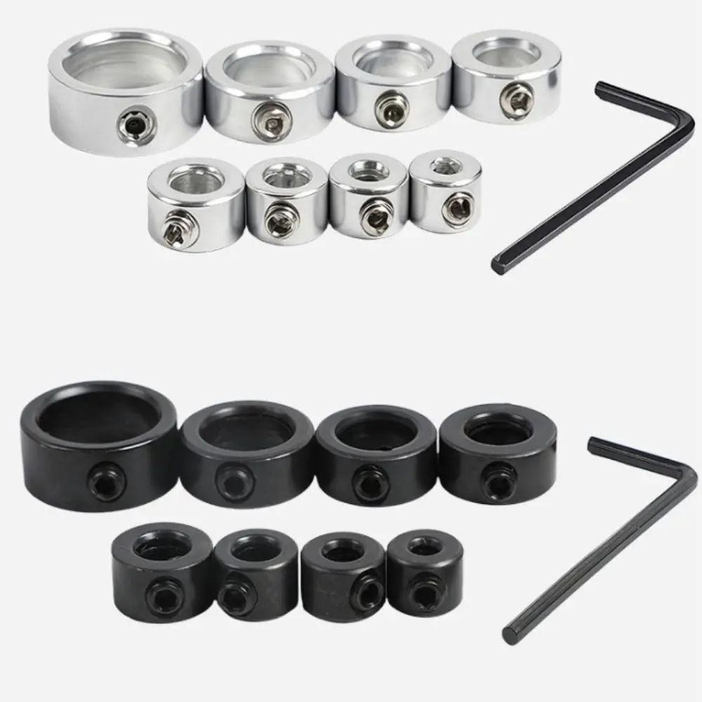 Accessories Steel Drill Stop Collar Adjustable Metric Depth Limiter Ring Lock Press Hole Guide Woodworking