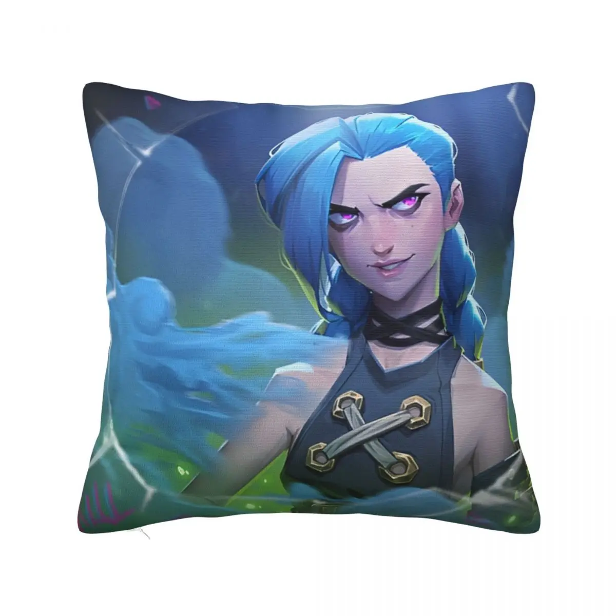 Arcane Jinx Game Pillowcase Printing Polyester Cushion Cover Decorative Throw Pillow Case Cover Home Square 40*40cm