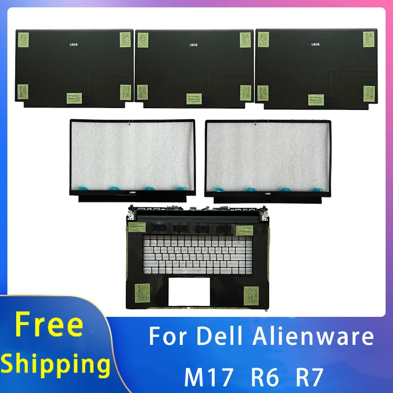 

New For Dell Alienware M17 R6 R7 ;Replacement Laptop Accessories Lcd Back Cover/Front Bezel/Palmrest With LOGO 0F2F8T、0MYCP7