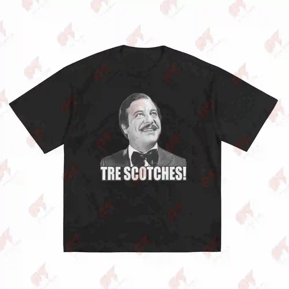 Tre Scottches Monty Python Fantozzi Calboni Filini Short Sleeve Tee 100% Cotton T-Shirt