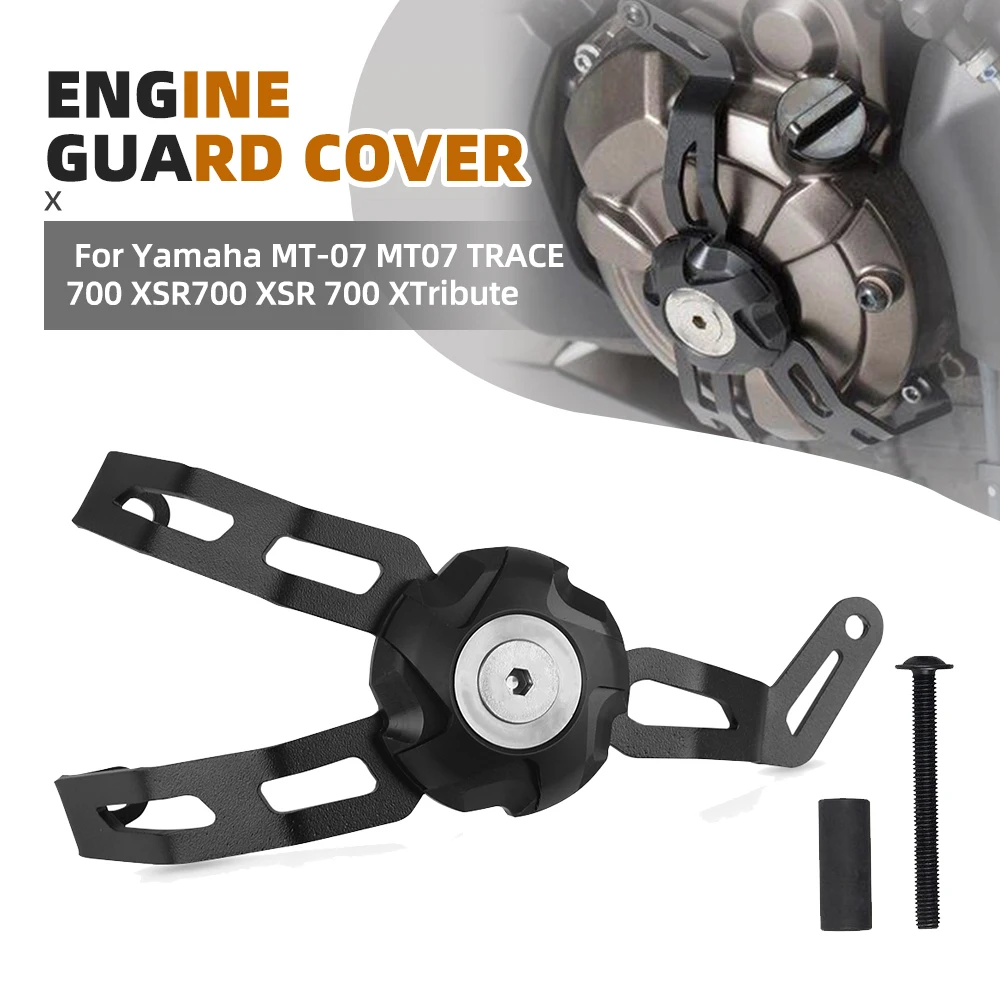 Motorcycle Accessories Engine Guard Cover protector Crap Flap For Yamaha MT-07 MT07 TRACE 700 XSR700 XSR 700 XTribute Alumimum