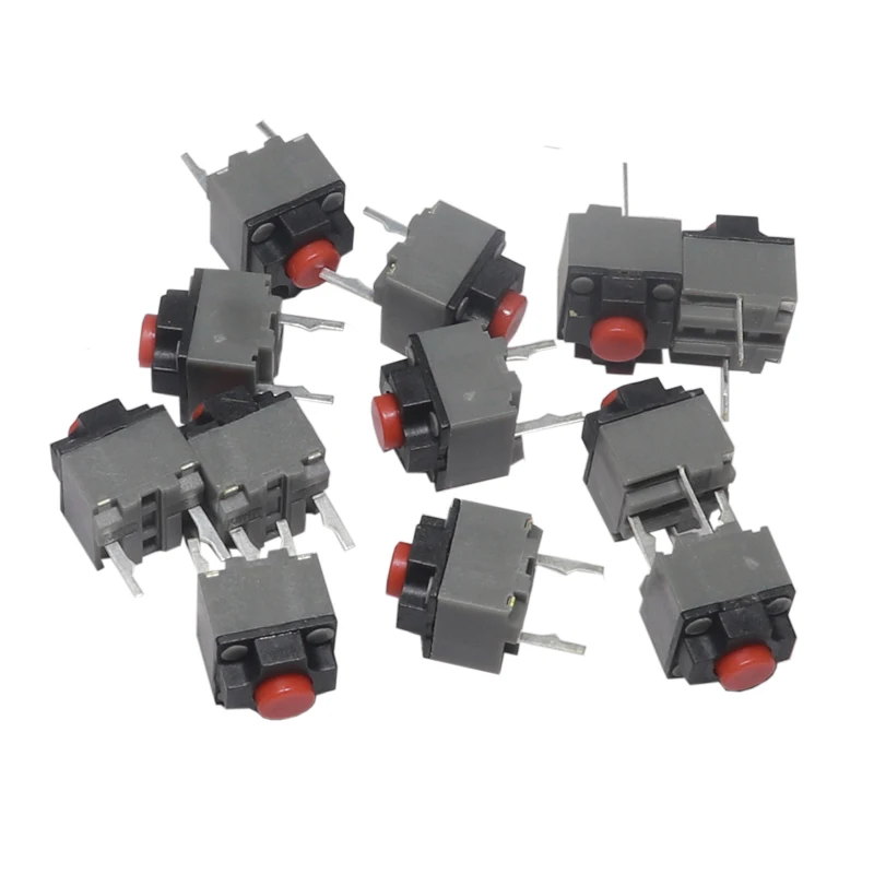 【100-20PCS】Kailh Mute Button 6*6*7.3 Silent Switch Wireless Mouse Wired Mouse Button Micro Switch 6X6X7.3 Silent Switch