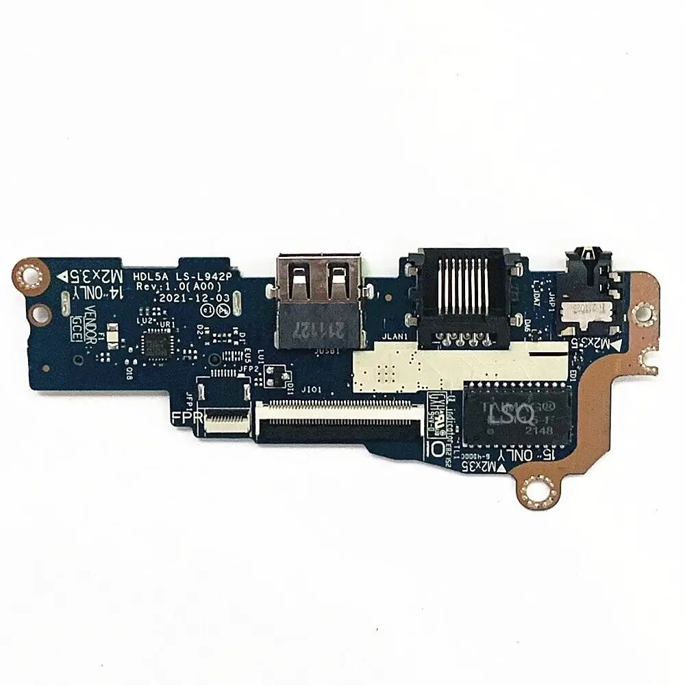 Novo leitor de áudio sd usb gdl5a LS-L942P rj45 lan placa para dell vostro 3420 v3420