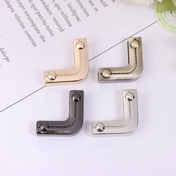 1pc Metall tasche Ecke Ecken Dekor Ende Clip Rand Streifen Tasche Zubehör Leder dekorative Ecke Streifen dekorative Streifen