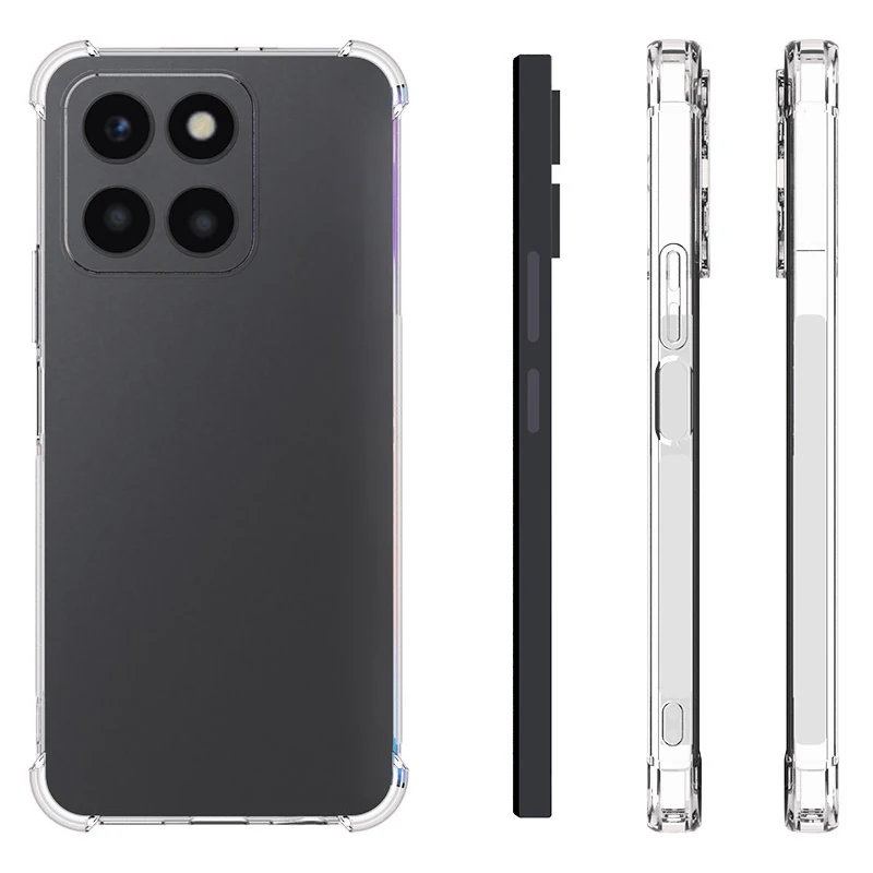

Honor X6A HonorX6A WDY LX1 LX2 LX3 Case Air Cushion Shockproof Airbag Silicon TPU Back Cover Case for Honor X6A HonorX6A WDY-LX1