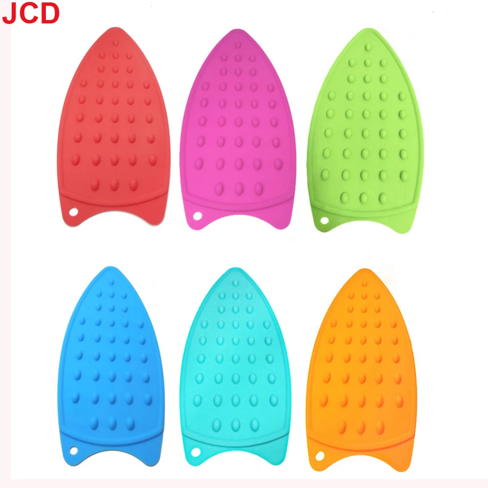 1pc 73g Thick Silicone Heat Insulation Pad Ironing Mat Foldable Household Solid Color Silicone Iron Mat Home Laundry Products