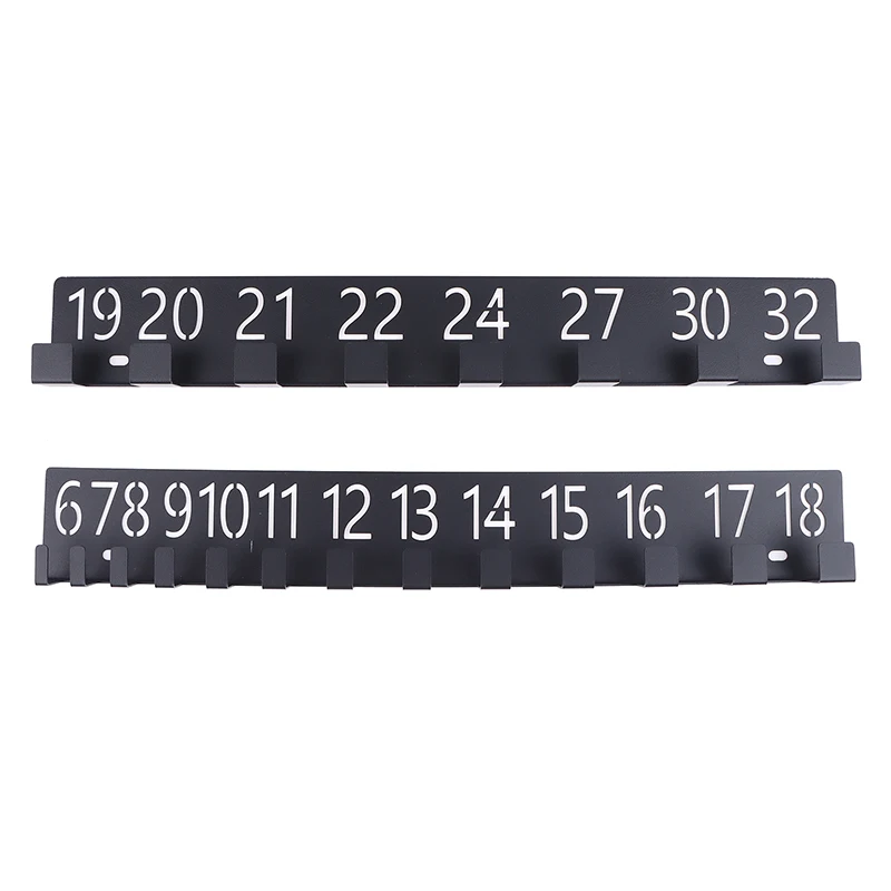 Porta chiavi a parete Organizzatore per viti a parete in metallo resistente e durevole con slot numerati