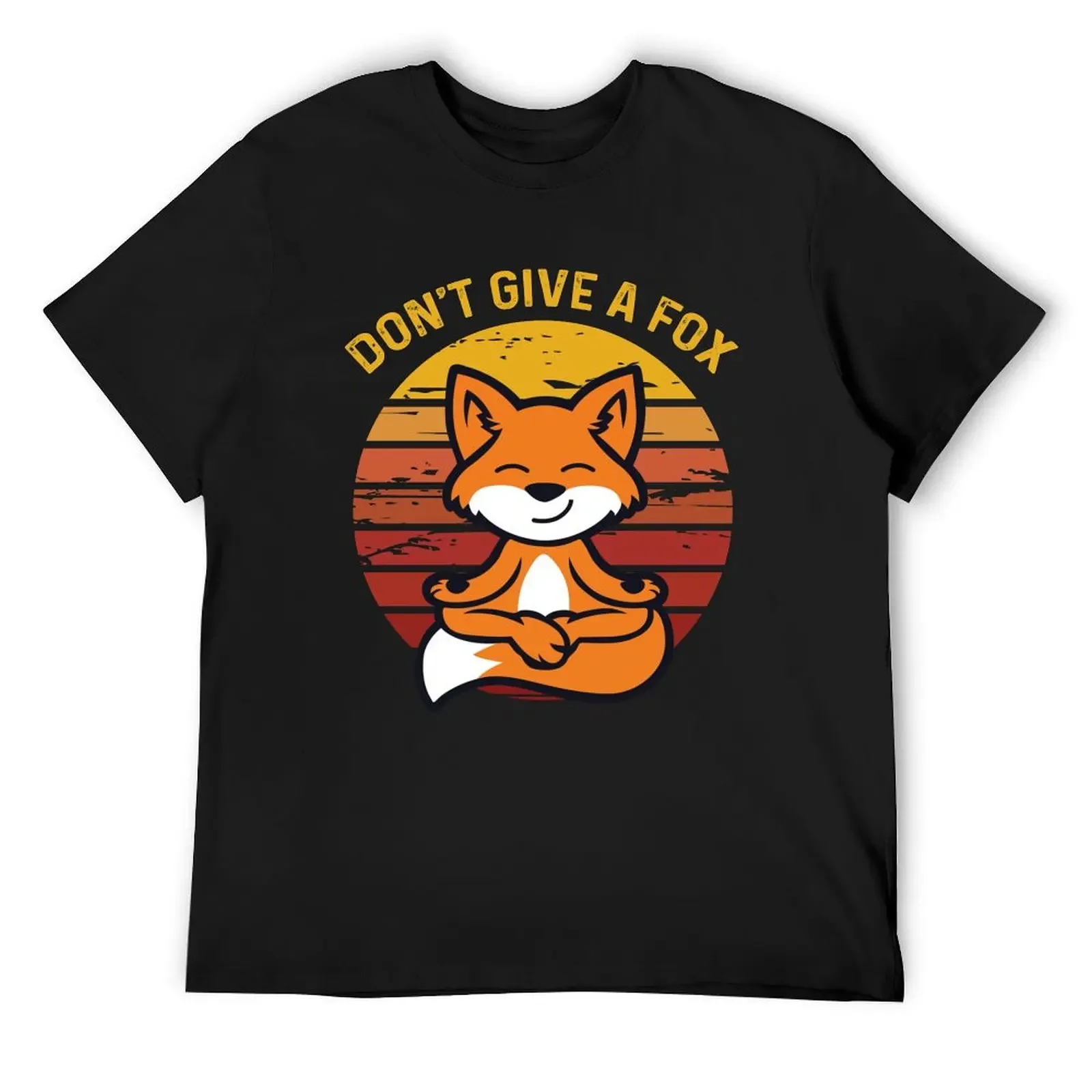 

Yoga Lifestyle :Yoga And Fox, Yoga Funny T-Shirt vintage graphic tee T-shirts man funny t shirts men
