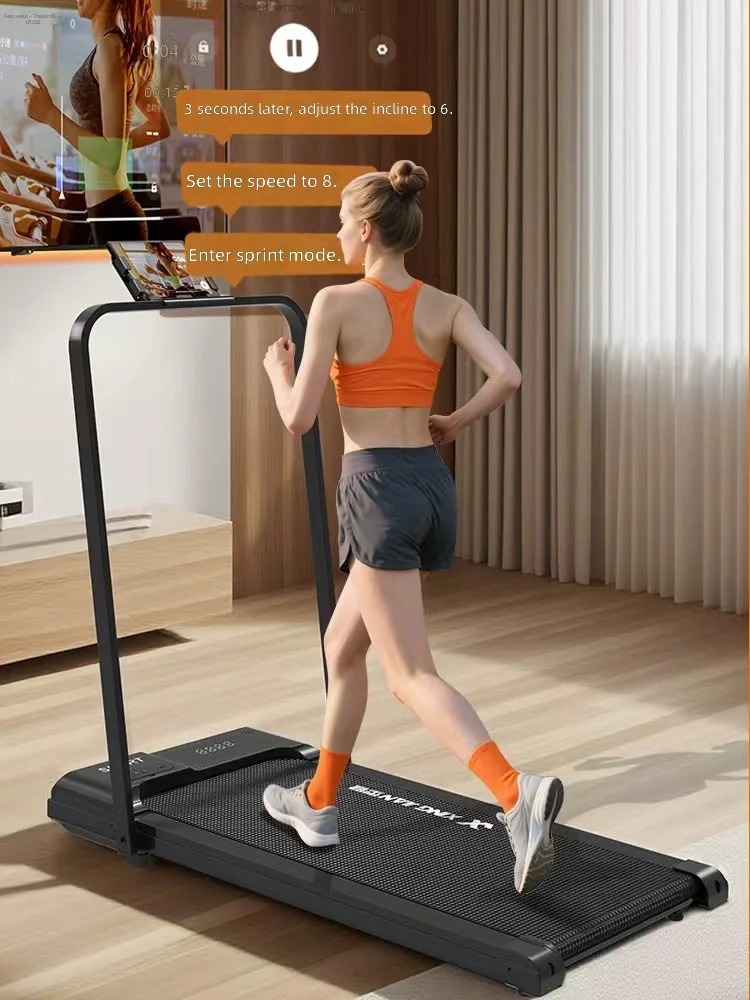 

Treadmill for Home, Compact Folding Electric Treadmill, Ultra Quiet Indoor Walking Machine, Easy Assembly Fitness Equipment