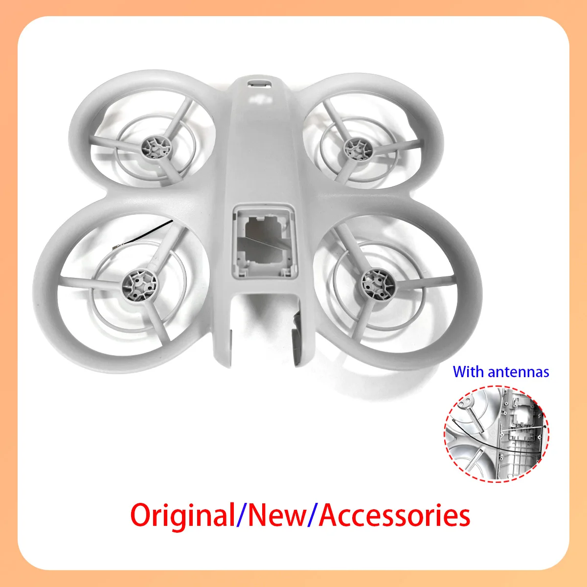 

Original Neo upper lower shells with antenna components and left right propeller protective covers suitable for DJI Neo