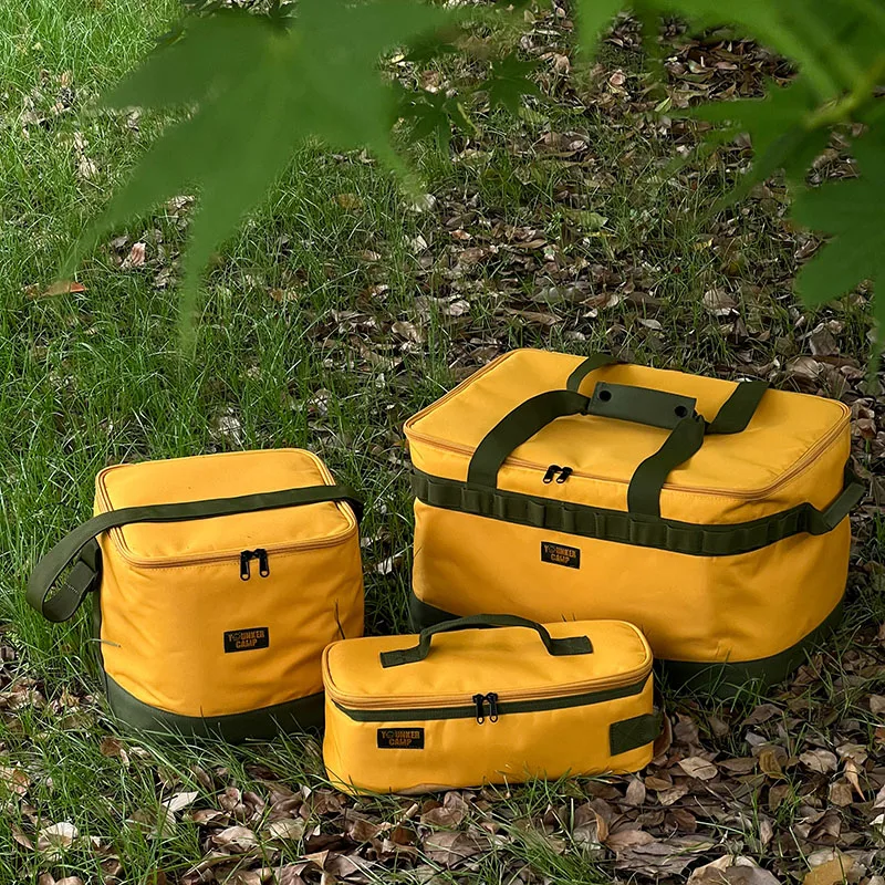 Bolsa de camping con diseño de partición razonable, capacidad extragrande, material resistente y duradero, diseño de partición multicapa, facilidad de uso.