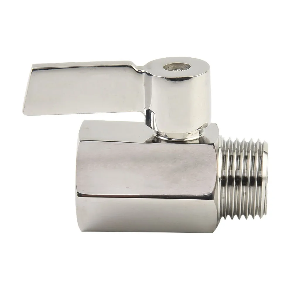 

Parts Shut Off Valve 304 Stainless Steel Accessories Flow Quick Control G1/2 INCH NPT Valve Shower Head Brand New