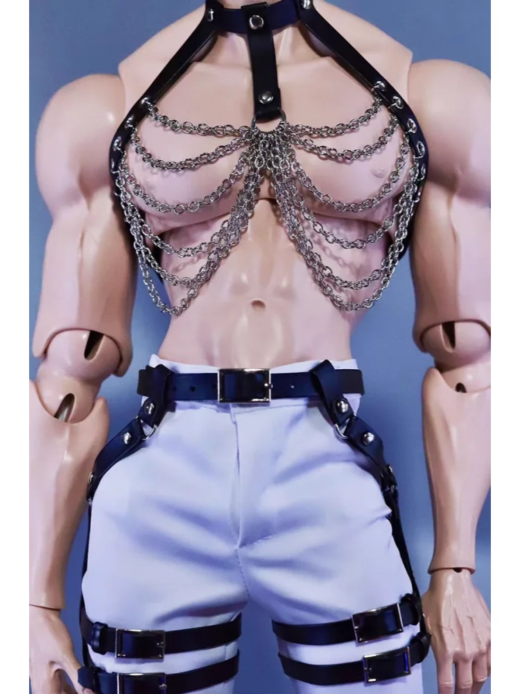 1/3 BJD Doll Accessories 75cm Doll Corset Chain Leg Straps Accessories(No Doll)