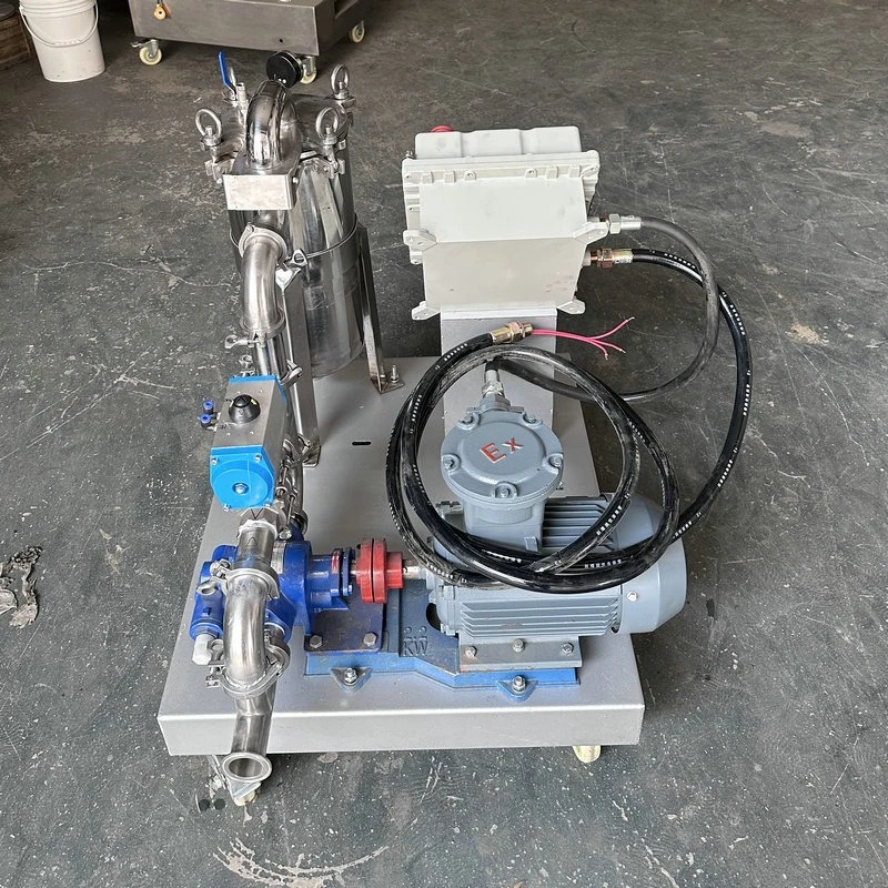 Gear pump filter multi-functional mobile, paint impurity pressure variable frequency speed filter